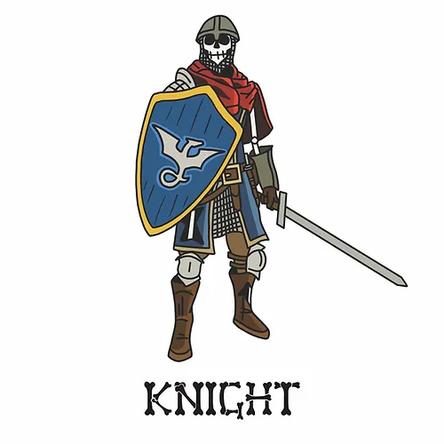 Skele-Pin Adventurer Knight